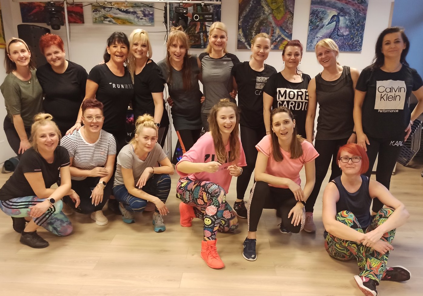 Moja grupa na maratonie w Krakowie