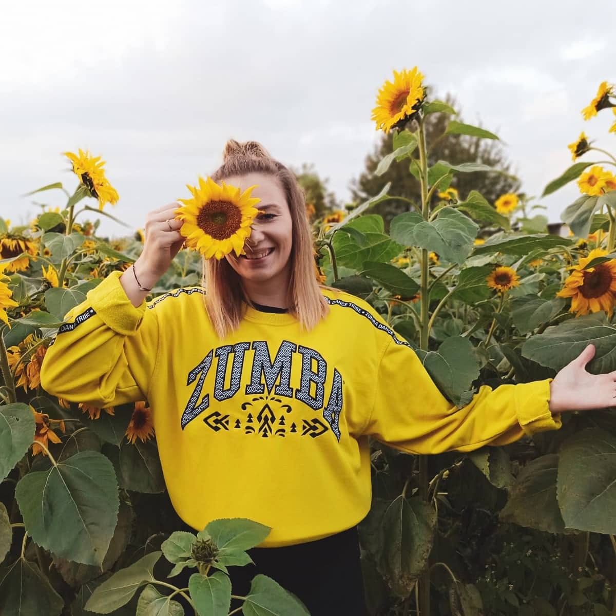 Zdjecie w slonecznikach